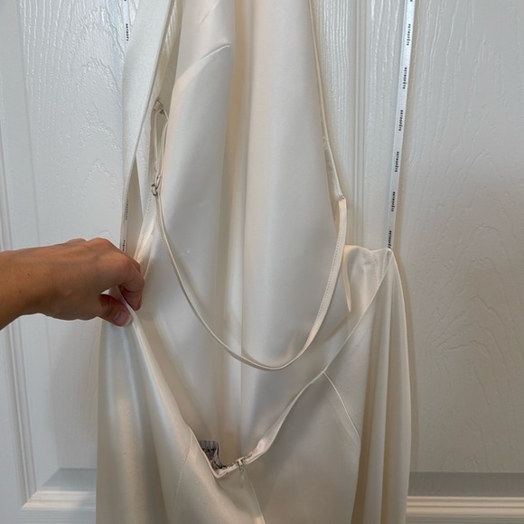 NWT Retrofete Jagger Silk Dress in White Size Large - Picture 12 of 16